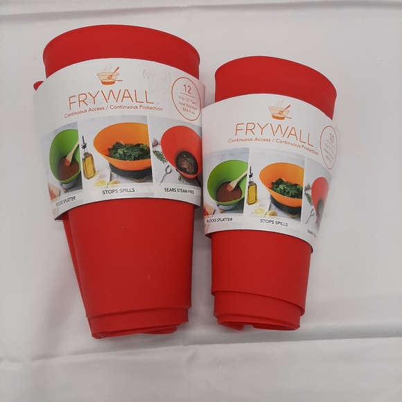 SET of 2 Firewall Smarter Splatter Protector For 10" & 12" Pans - Picture 6 of 6